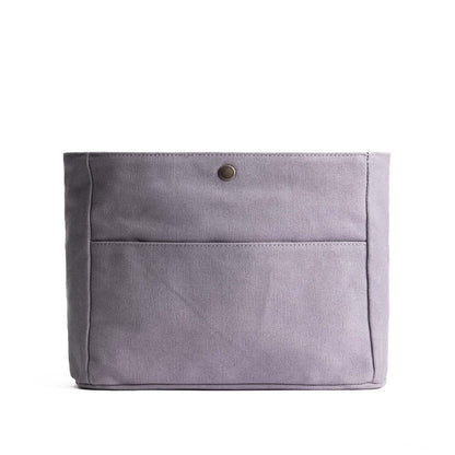 Gray*Classic*Medium | Medium canvas bag insert for organization