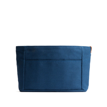 Naples Blue*Zipper*Small | Small canvas bag insert for organization