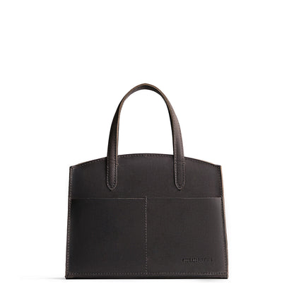 Full Moon*Medium | Leather tote bag with handles, adjustable crossbody strap, zipper top, and two back pockets
