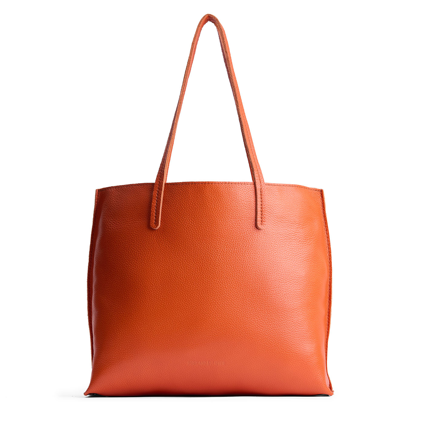 Koi*Large | Leather tote bag with interior snap key loop