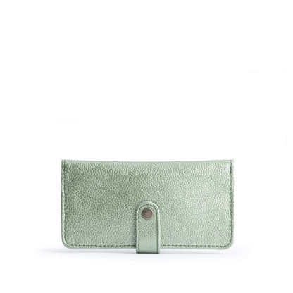 Beetle | Leather wallet with snap closed