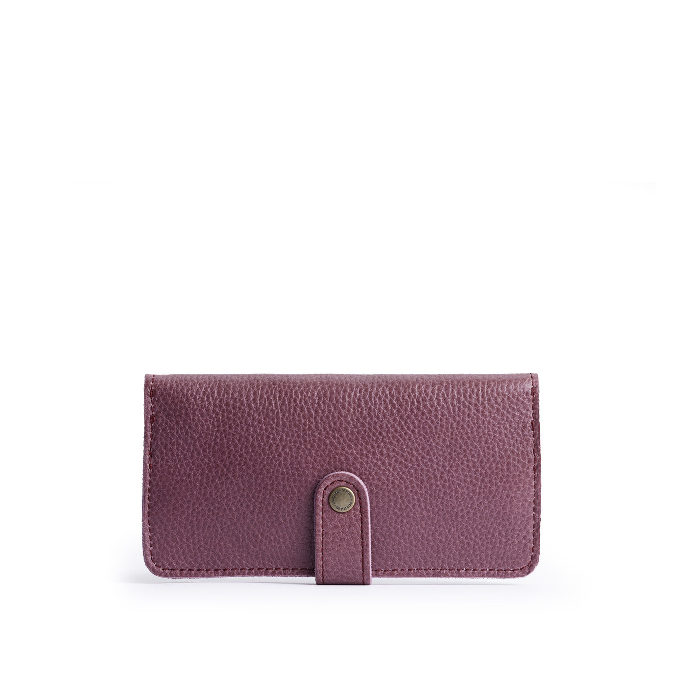 Kyoto | Leather wallet with snap closed