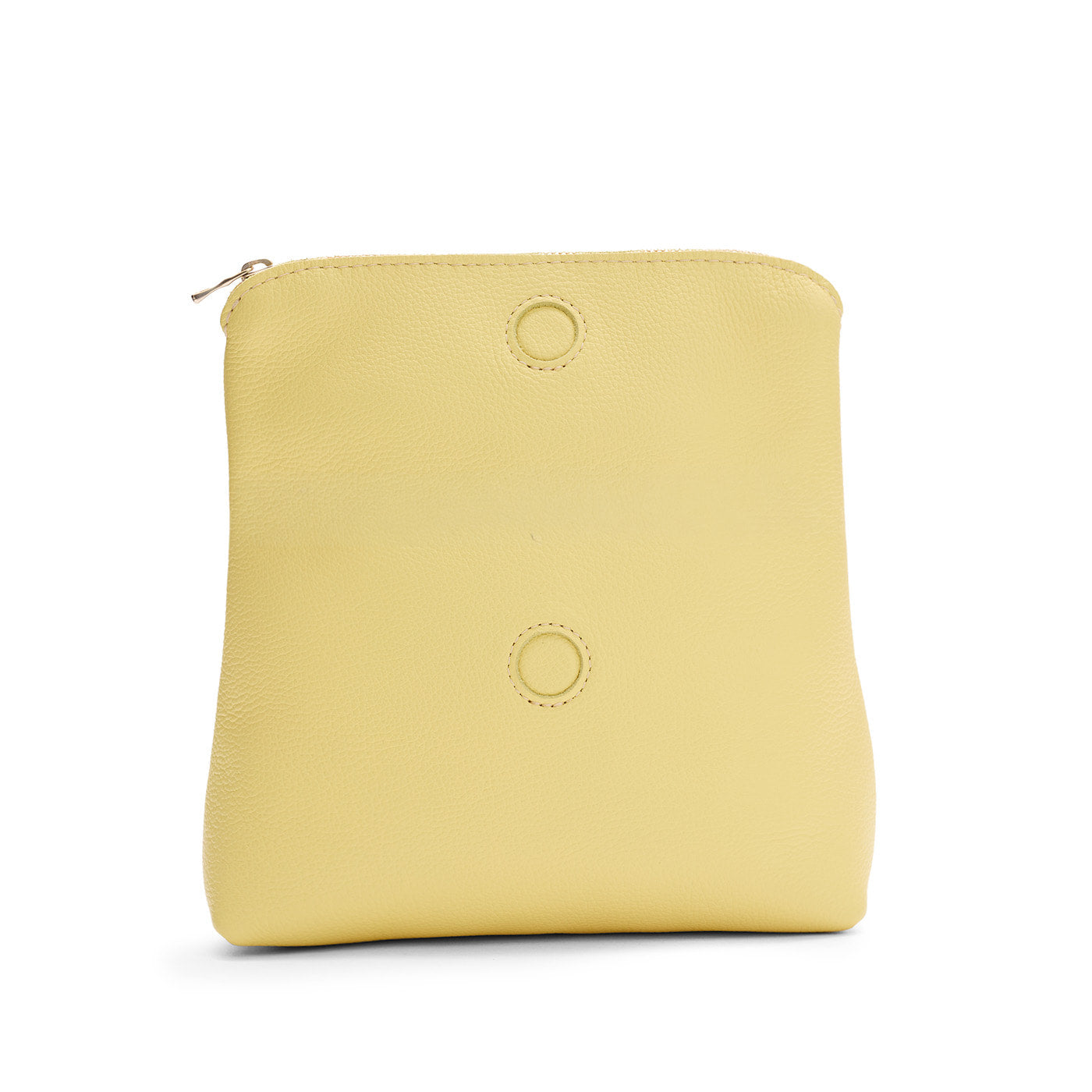 Butter Bliss | Closed folded zipper pouch