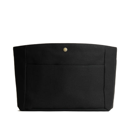 Black*Classic*Large | Large canvas bag insert for organization