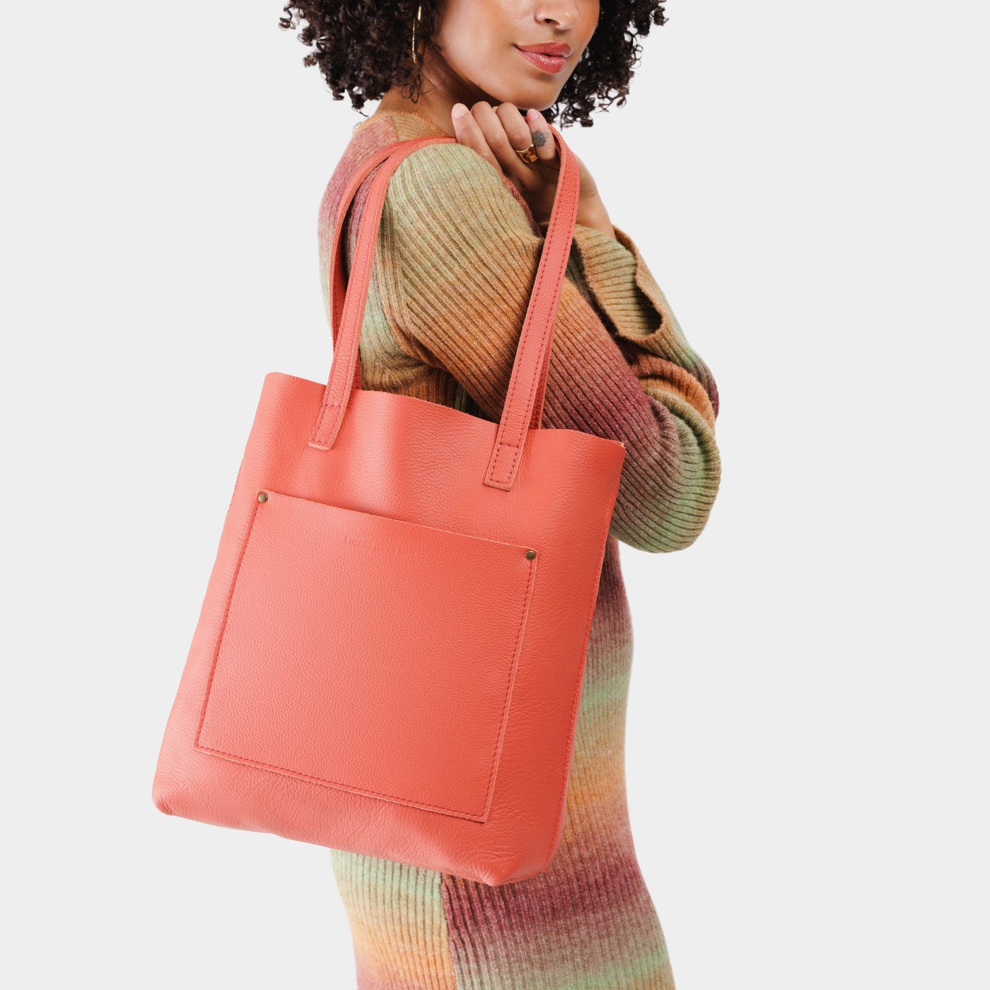 Coral*Classic | Medium Tote with dual shoulder straps and crossbody strap