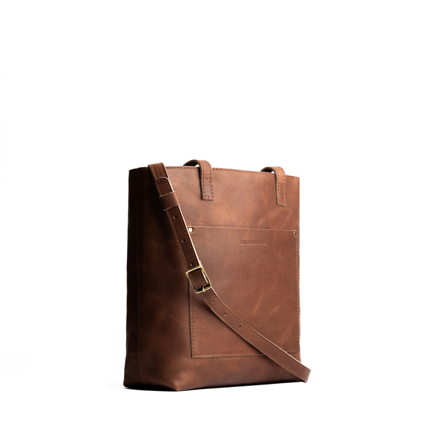 English Tan*Zipper | Medium Tote with dual shoulder straps and crossbody strap