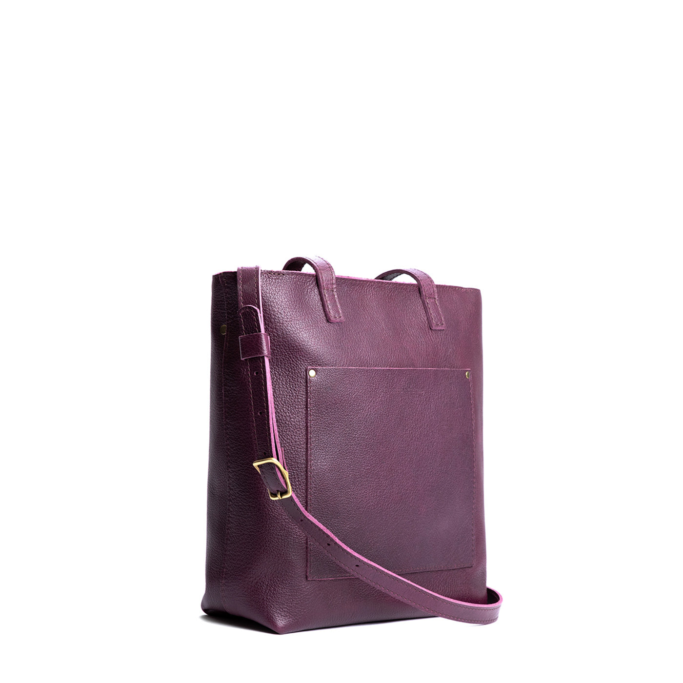 Plum*Zipper | Medium Tote with dual shoulder straps and crossbody strap