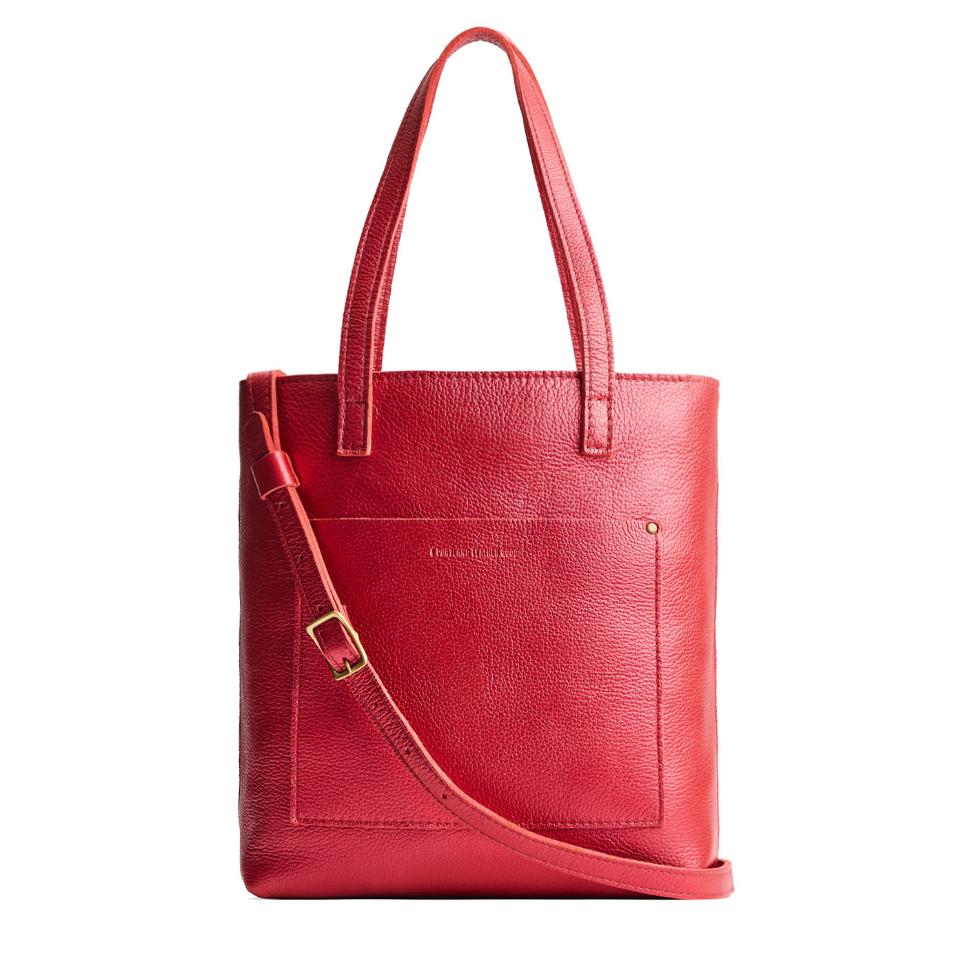 Reba Red*Zipper | Medium Tote with dual shoulder straps and crossbody strap