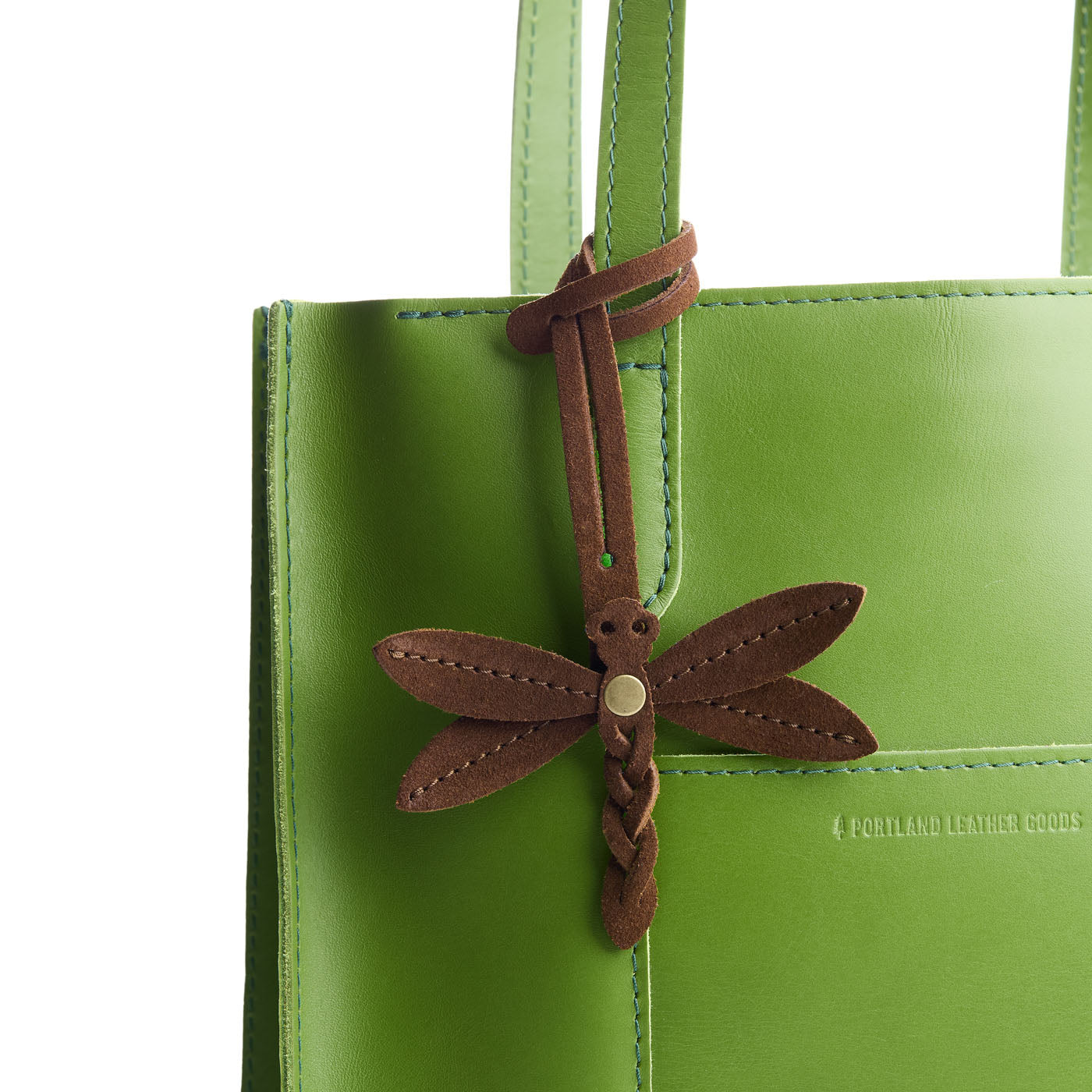 Stagecoach | Dragonfly shaped leather charm tassel