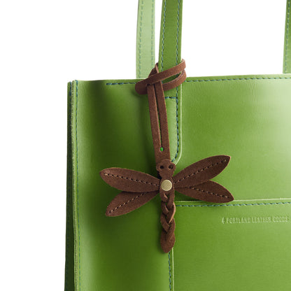 Stagecoach | Dragonfly shaped leather charm tassel