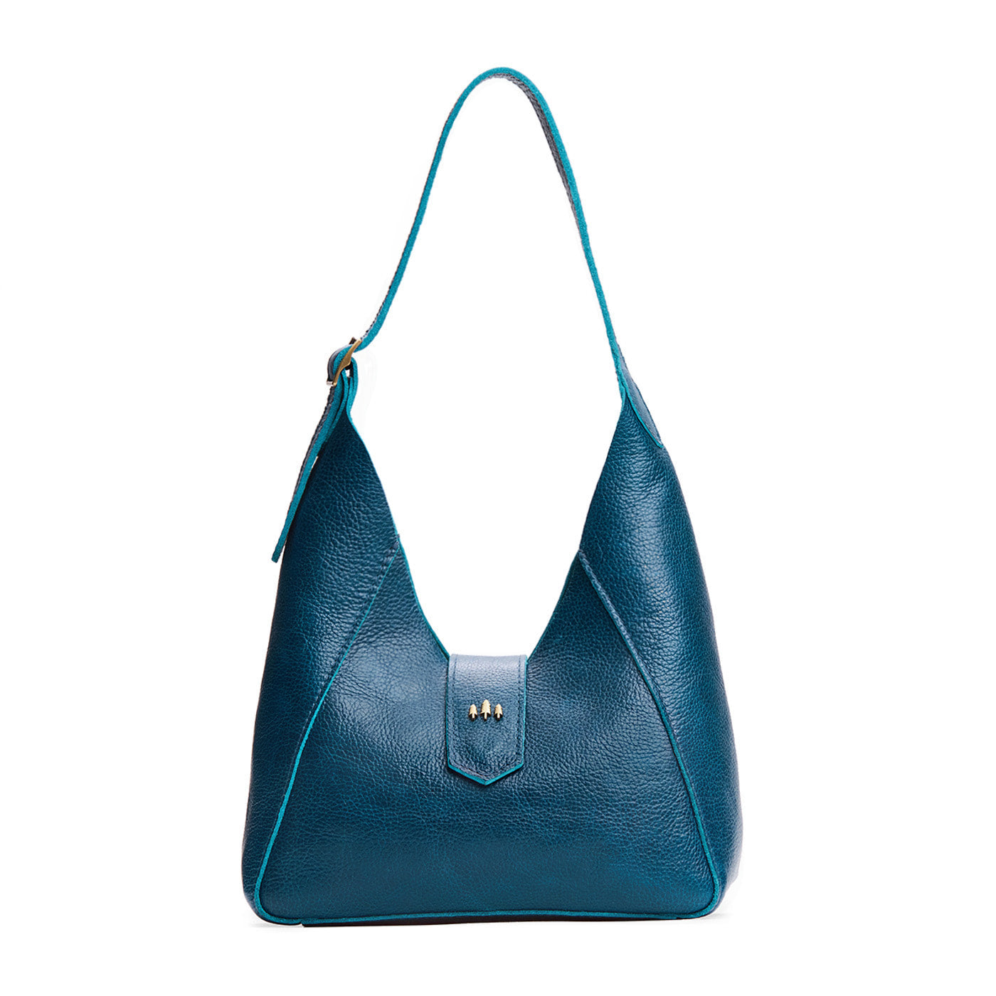 Caspian | Structured hobo shoulder bag with adjustable strap and magnetic closure