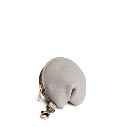 Nimbus | Leather fortune cookie shaped keychain pouch