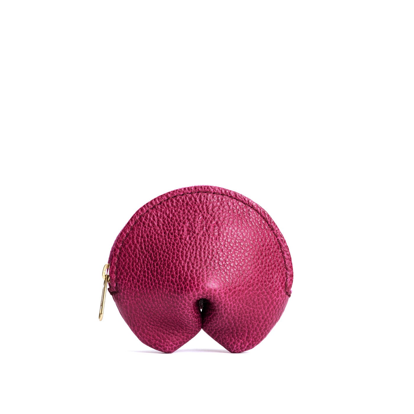 Cosmo | Leather fortune cookie shaped pouch