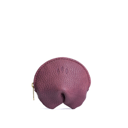 Kyoto | Leather fortune cookie shaped pouch
