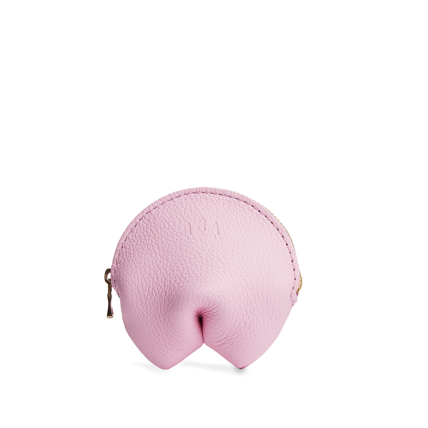 Pinkaboo | Leather fortune cookie shaped pouch