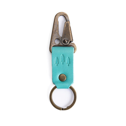 Optical*Short | leather logo branded keychain