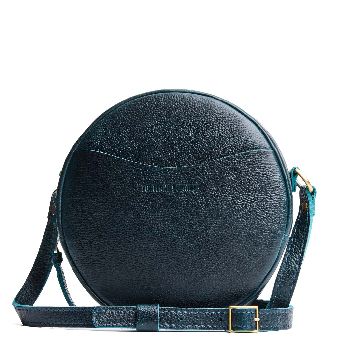 Boreal*Large | Circle shaped crossbody bag with top zipper