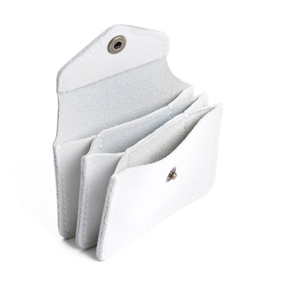 Pearl*Plus | Small leather wallet with snap closure