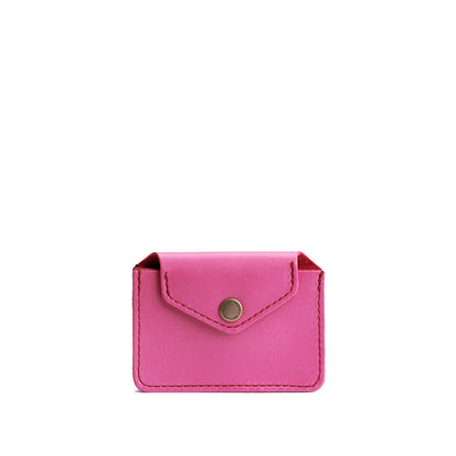 Lip Gloss | Small leather wallet with snap closure