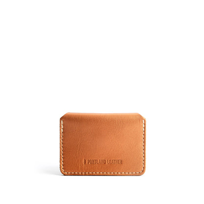 Hava | Small leather wallet with snap closure