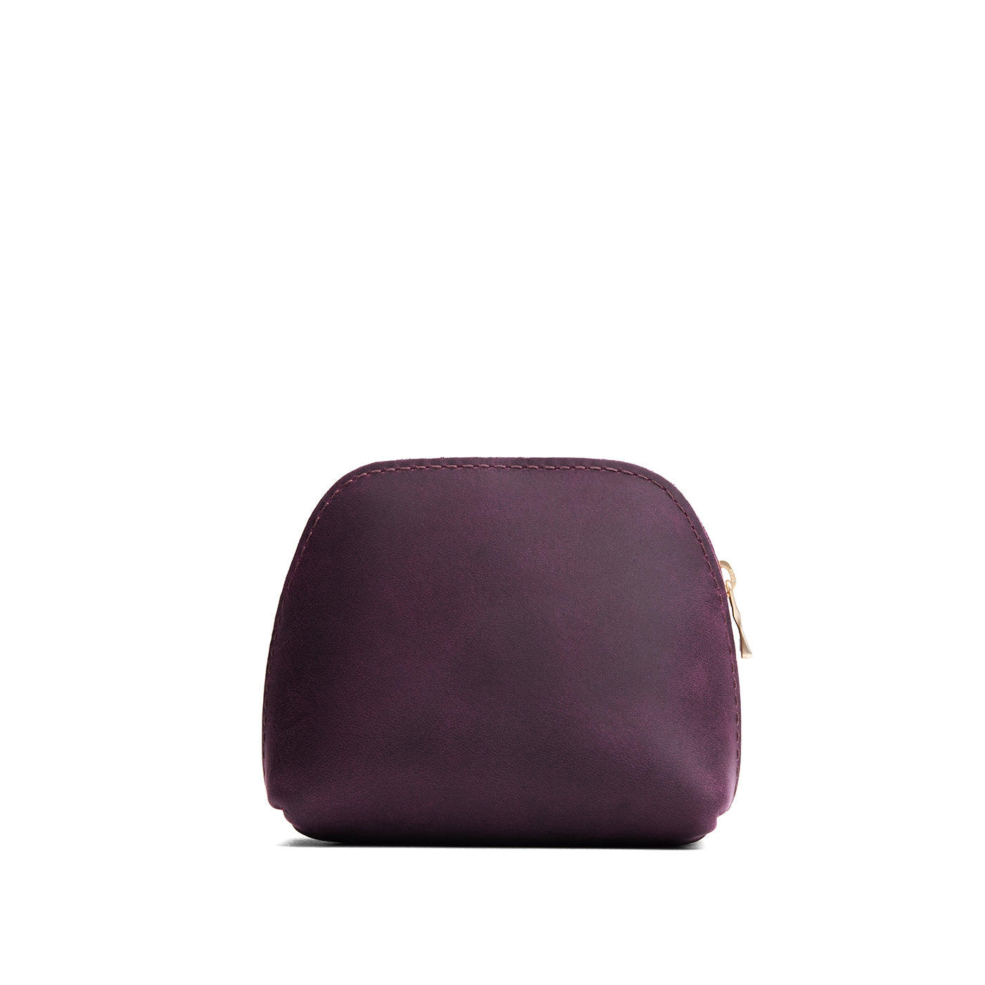 Larkspur*Mini | Compact leather pouch with top zipper