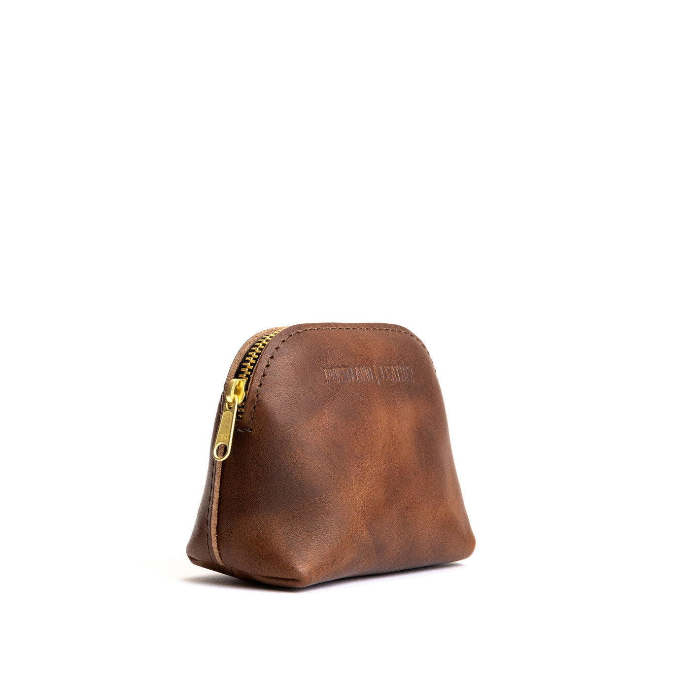 Tamarindo*Mini | Compact leather pouch with top zipper
