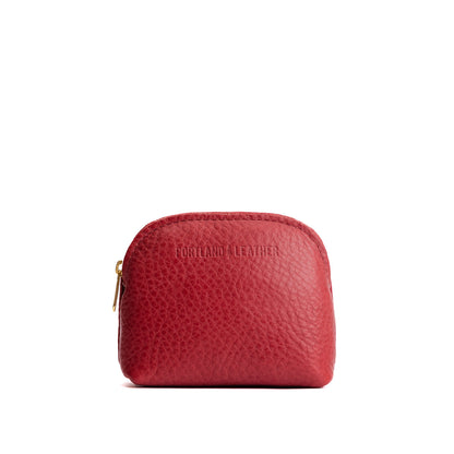 Sugar*Mini | Compact leather pouch with top zipper