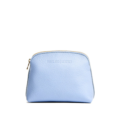Skyway*Classic | Compact leather pouch with top zipper