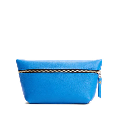 Skydive*Large | Large leather makeup bag with zipper