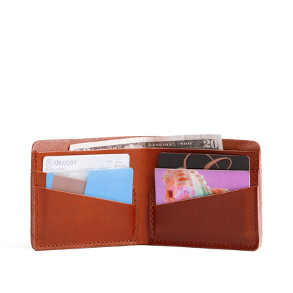 Madrone | Leather bifold wallet with card slots
