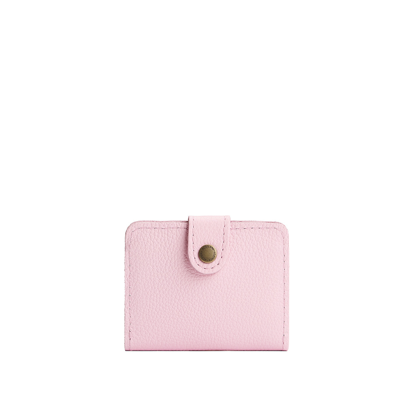 Pinkaboo | Small leather wallet with snap closed