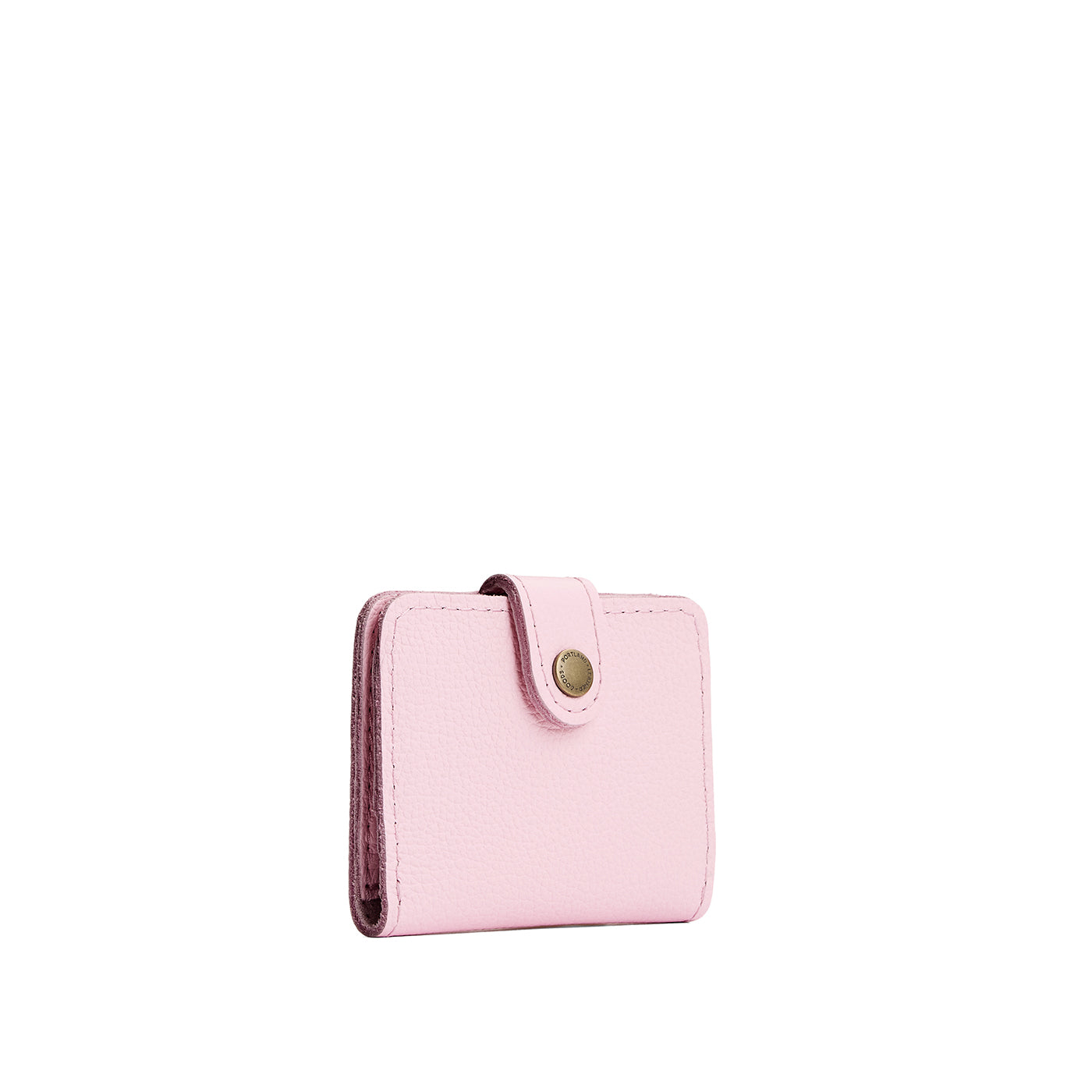 Pinkaboo | Small leather wallet with snap closed