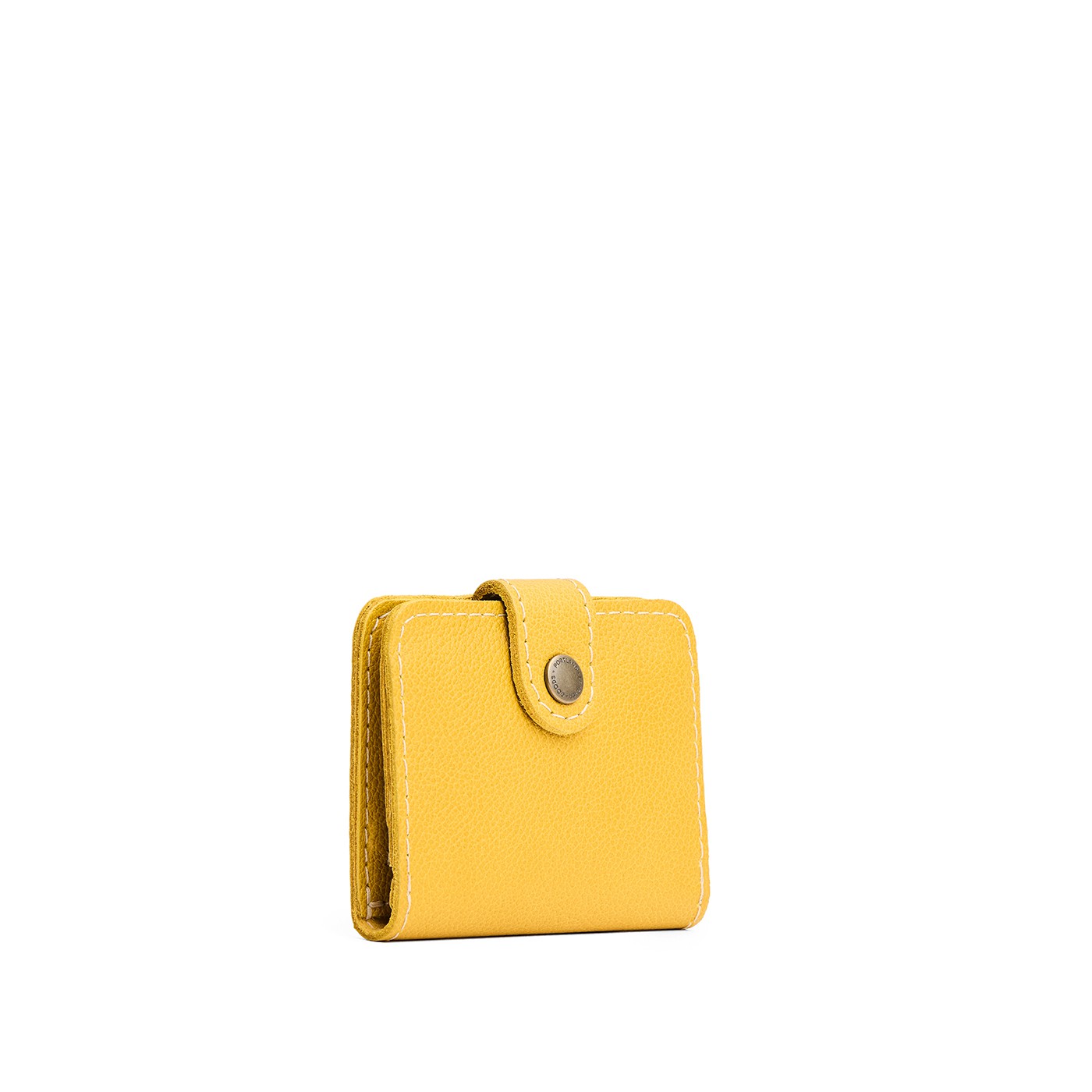 Pomello | Small leather wallet with snap closure
