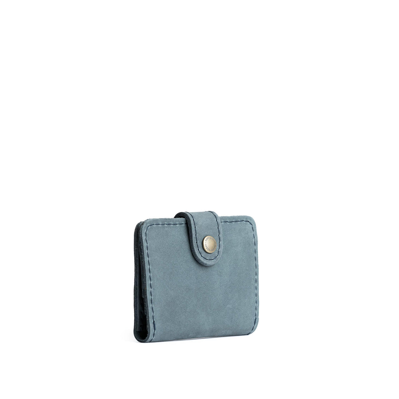 Storm | Small leather wallet with snap closed