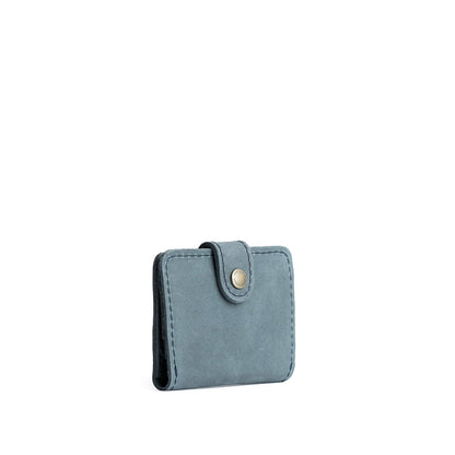 Storm | Small leather wallet with snap closed