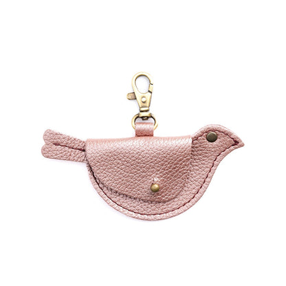 Supernova | Bird shaped pouch with button closure and lobster clasp