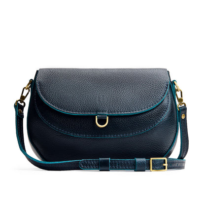 Boreal*Large | Petite leather Crossbody with a flap and magnetic closure