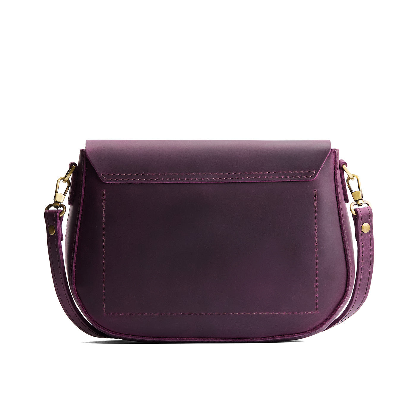 Larkspur*Large | Leather Crossbody with a flap and magnetic closure