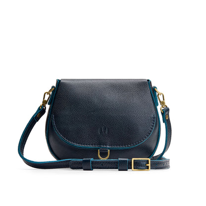 Boreal*Small | Petite leather Crossbody with a flap and magnetic closure