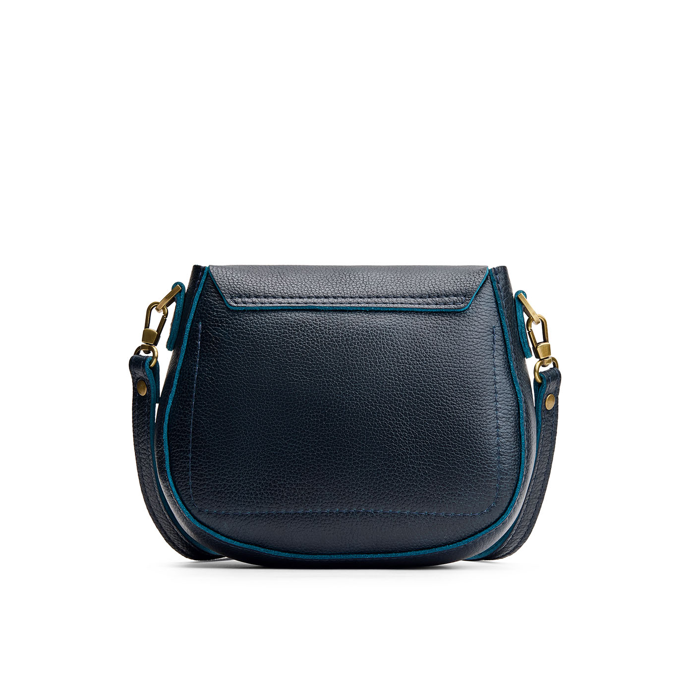 Boreal*Small | Petite leather Crossbody with a flap and magnetic closure