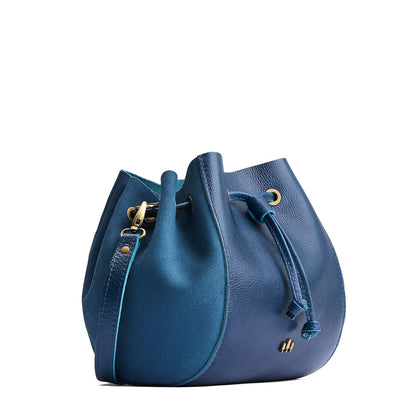 Caspian | Bucket bag with cinched drawstring closure