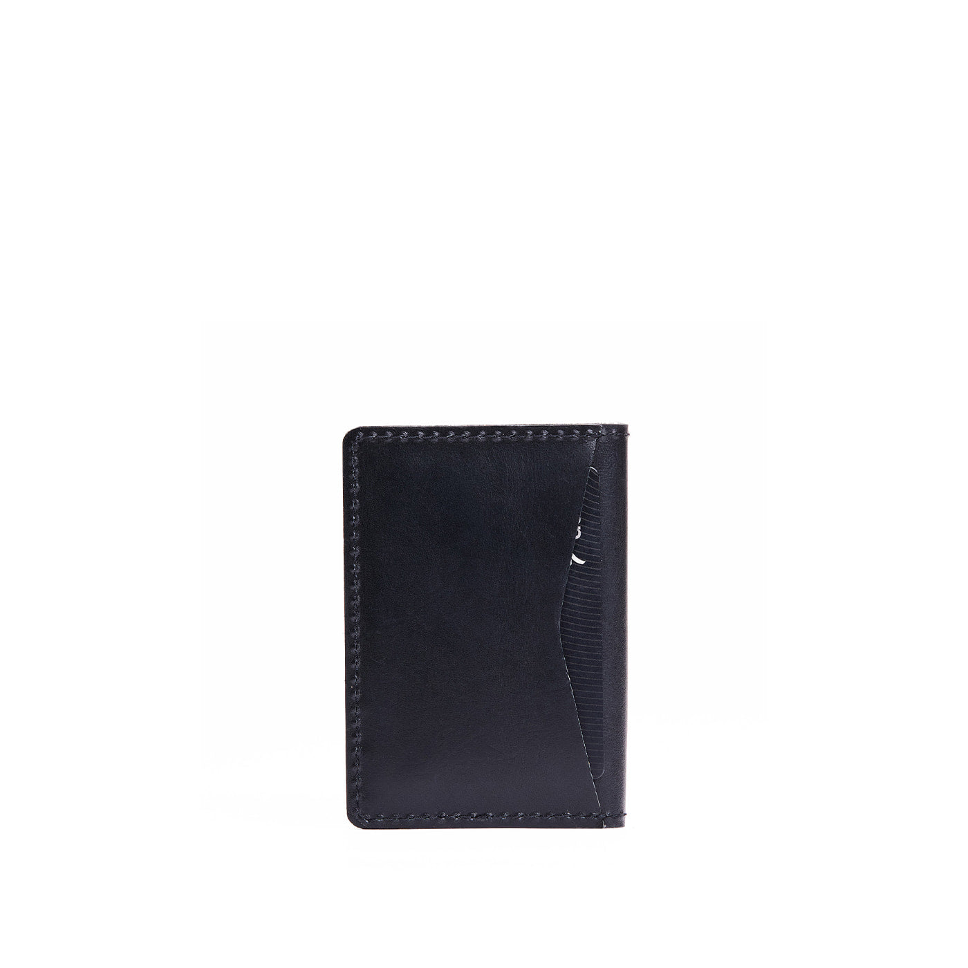 Vertical cardholder with six card slots on a white background