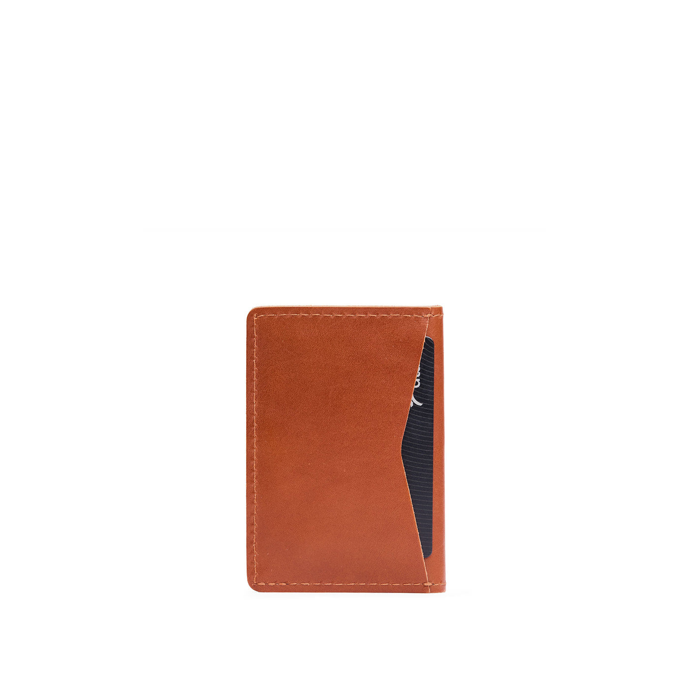 Vertical cardholder with six card slots on a white background