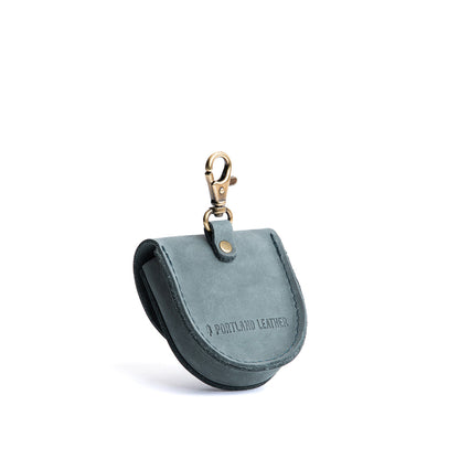 Storm | U shaped pouch with leather flower applique