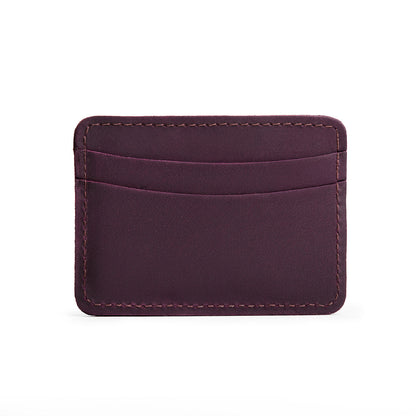Larkspur | Minimalist leather wallet with card slots and PLG logo