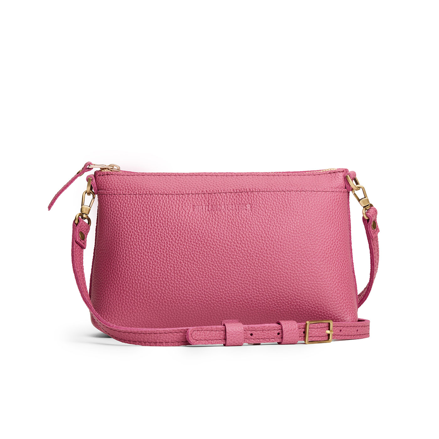 Wild Rose*Small | Zip top petite crossbody bag with detachable strap