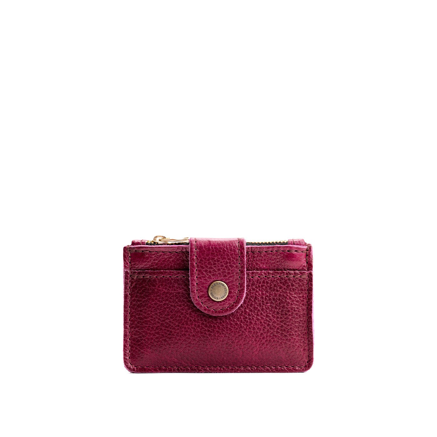 Orchid | Compact wallet with snap closure and zippered pouch