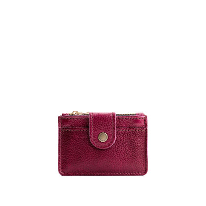 Orchid | Compact wallet with snap closure and zippered pouch