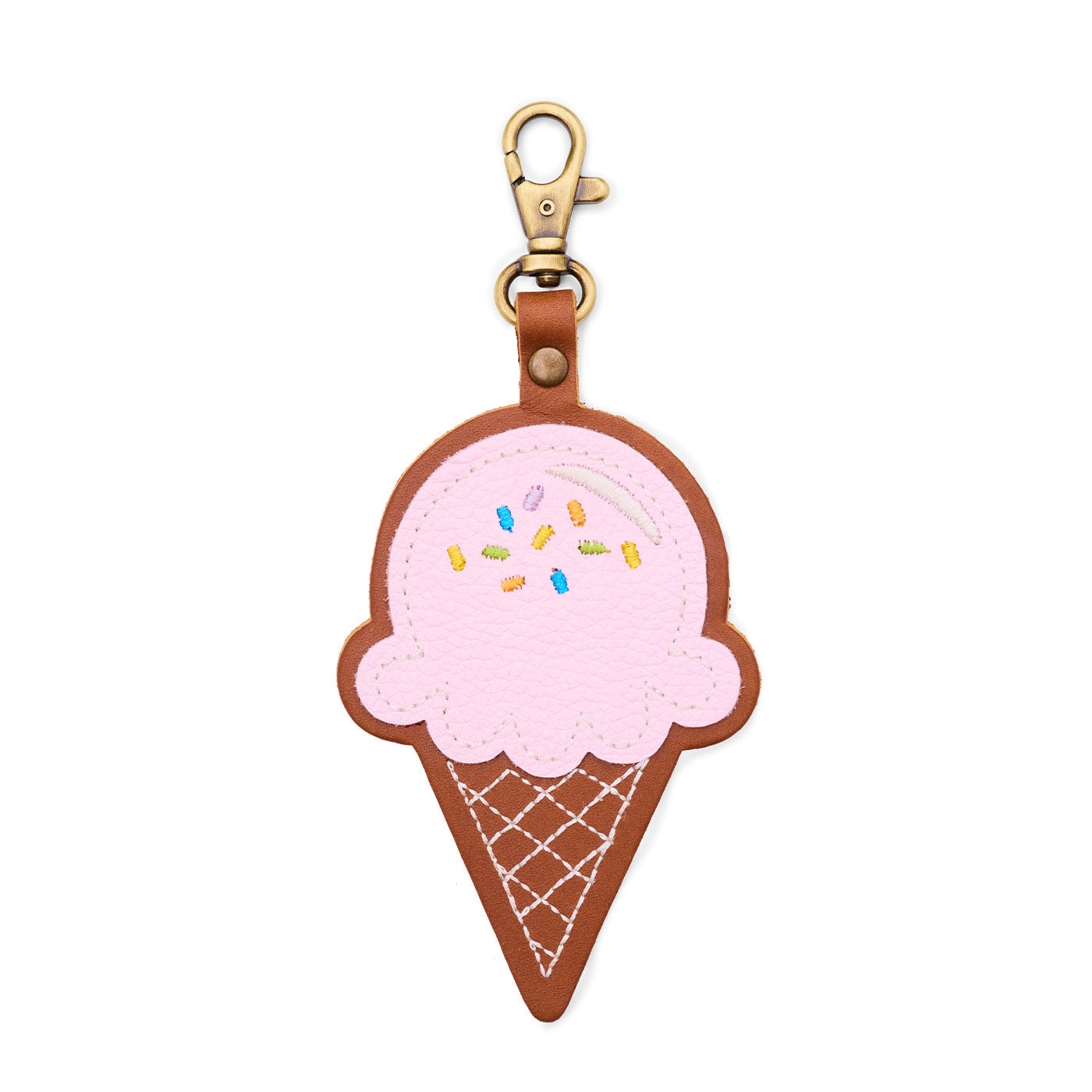 Pinkaboo | Ice Cream Shaped Keychain with swivel clasp