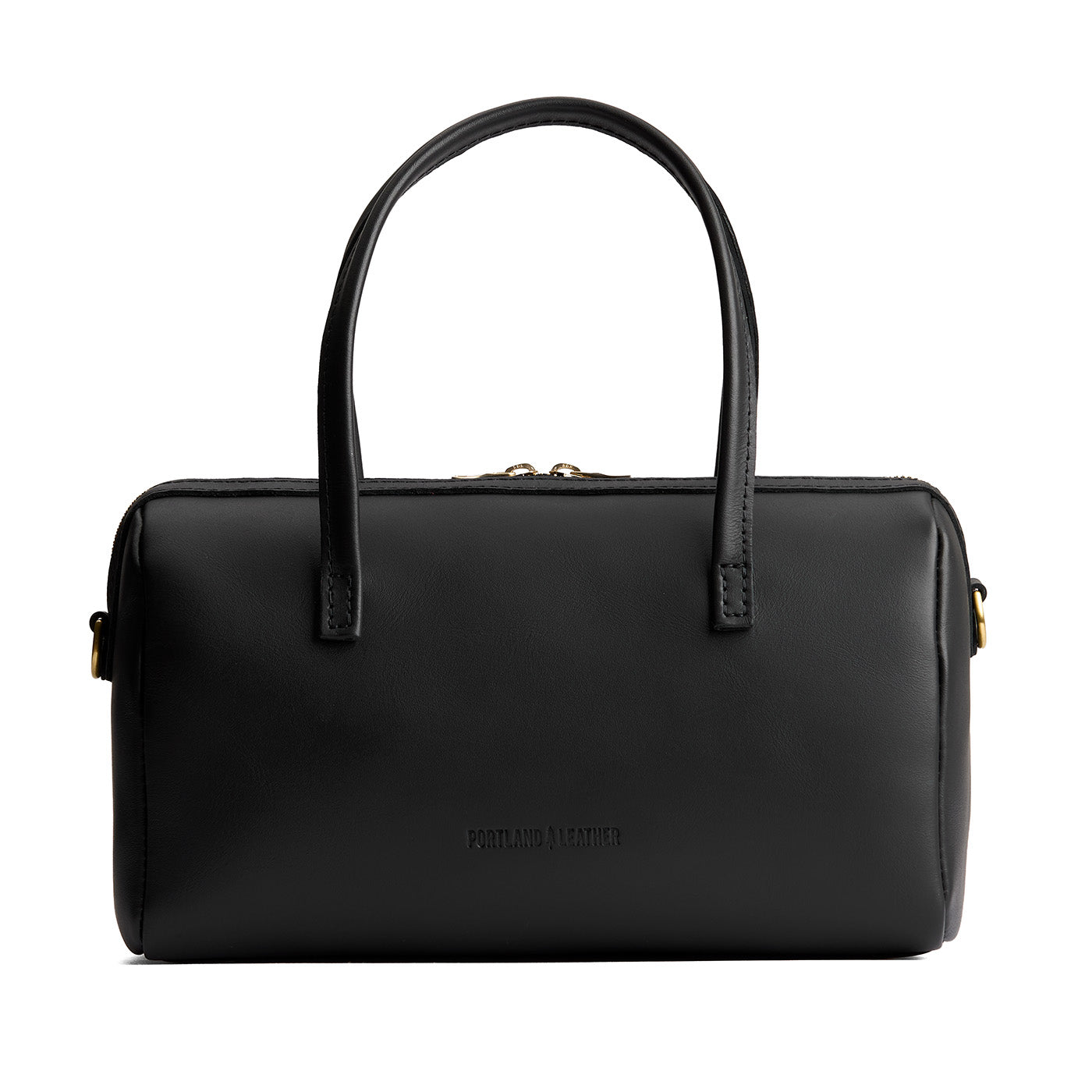 Black*Oversized | Mini duffle shaped handbag with crossbody strap